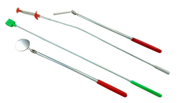 4 Piece Pick-Up and Inspection Mirror Tool Set