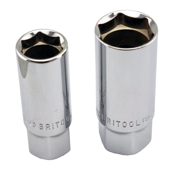 3/8"Sd Hexagon Af / Imperial Spark Plug Sockets From Britool - image 3