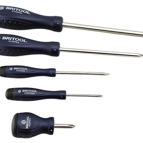 5Pc Phillips Screwdriver Set - Britool Hallmark - image 2