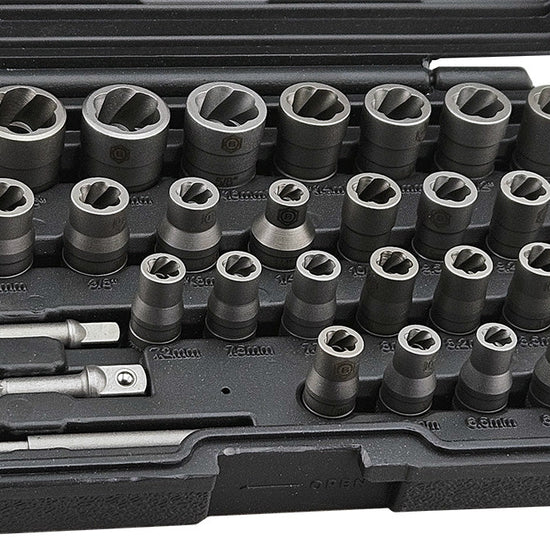 32pc Socket Extractor Set for Removing Damaged Nuts - Britool Hallmark - image 6
