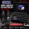32pc Socket Extractor Set for Removing Damaged Nuts - Britool Hallmark - image 2