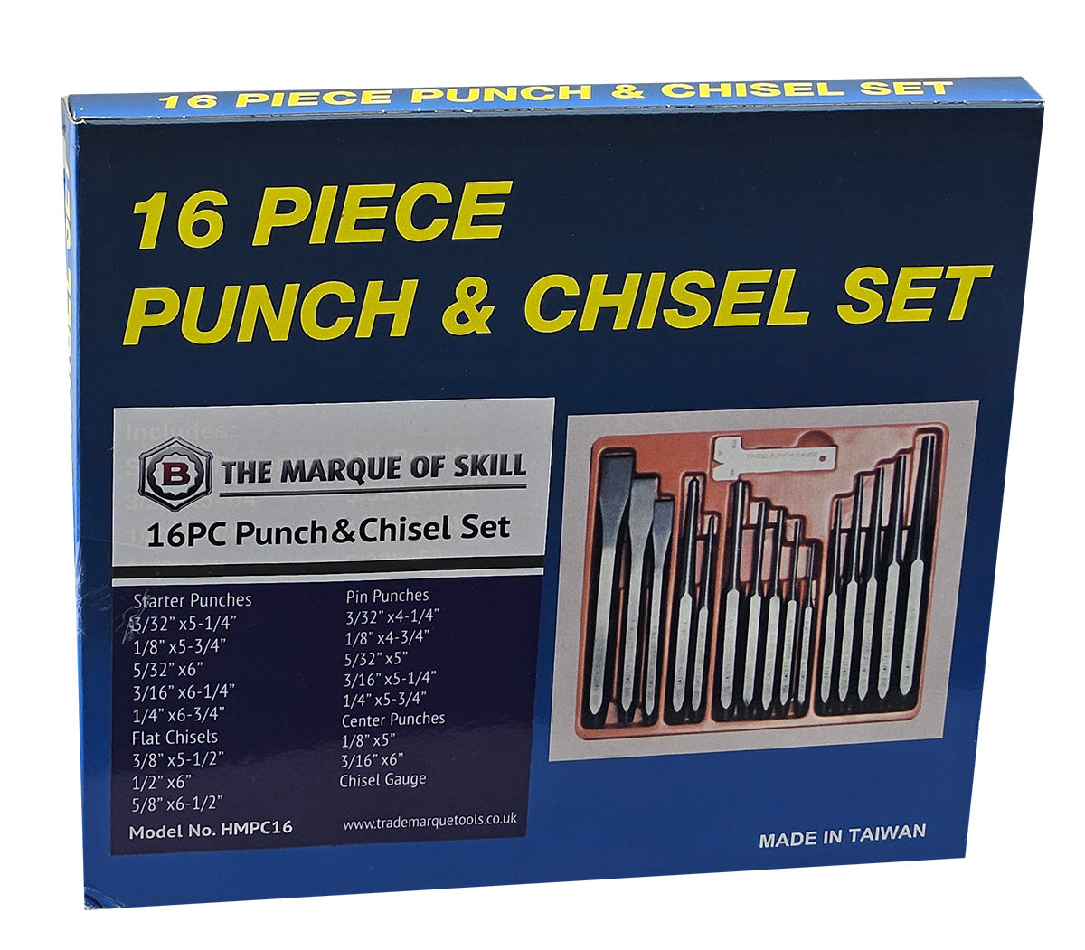 Professional 16pc Punch & Chisel Set From Britool Hallmark - image 2