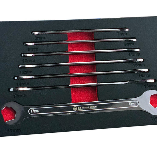 7-Piece Ultra Thin Spanner Set 6-19mm - Britool Hallmark - image 4