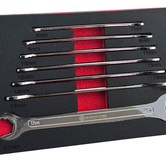 7-Piece Ultra Thin Spanner Set 6-19mm - Britool Hallmark