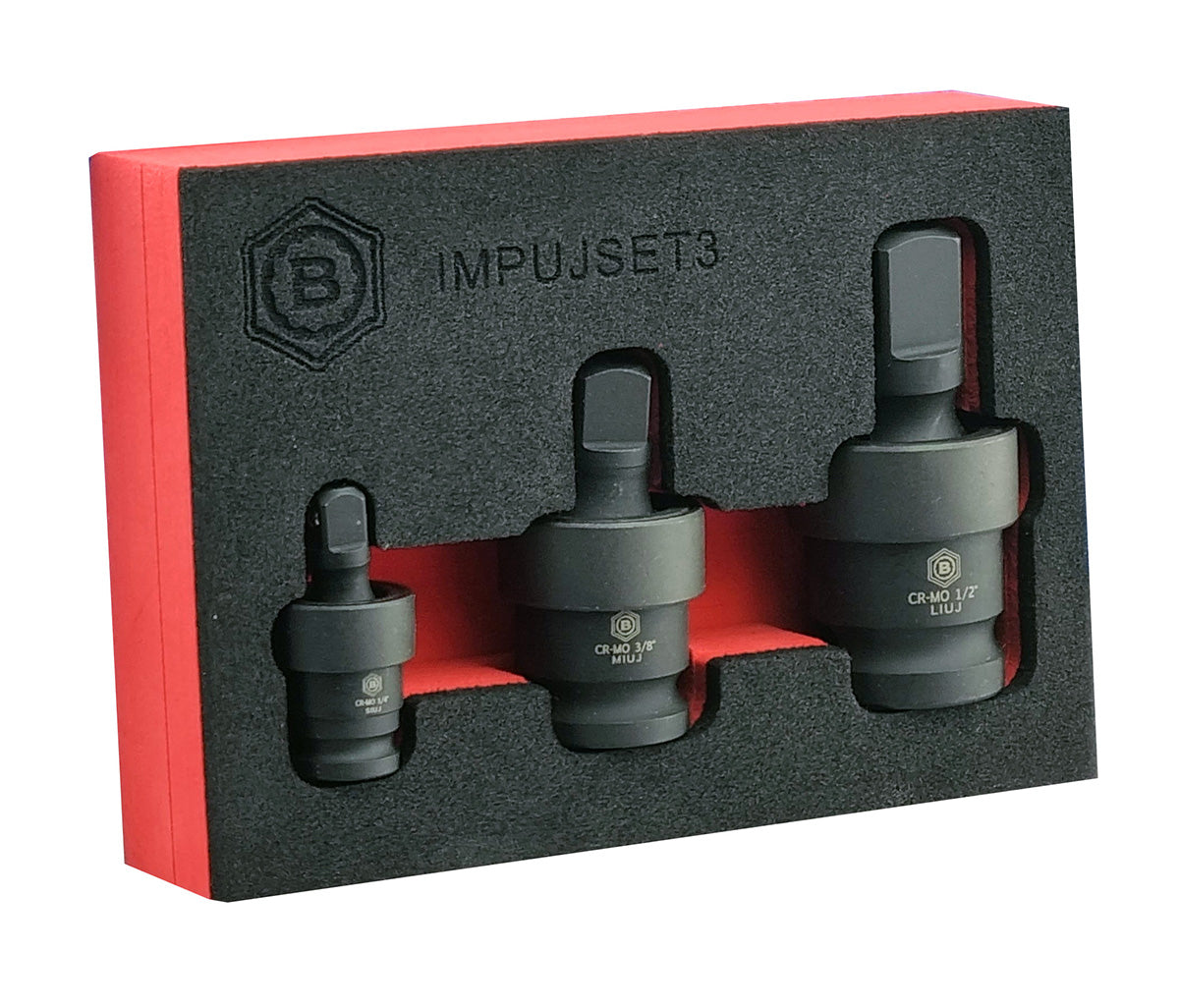 Britool 3/8" Dr. Standard Impact Socket Set + FREE Impact UJ Set - image 4
