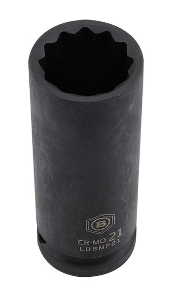 1/2" Drive Deep Impact Sockets (12 Point) Sizes 8-36mm From Britool Hallmark
