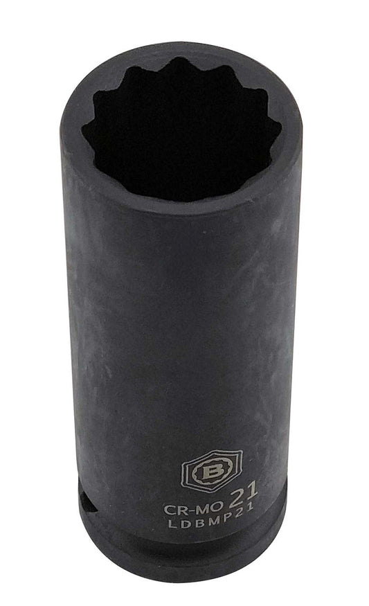 1/2" Drive Deep Impact Sockets (12 Point) Sizes 8-36mm From Britool Hallmark