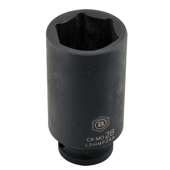 1/2" Drive Deep Impact Sockets (6-Point) Sizes 8-36mm From Britool Hallmark