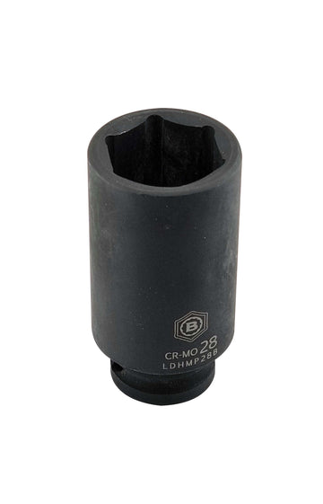 1/2" Drive Deep Impact Sockets (6-Point) Sizes 8-36mm From Britool Hallmark