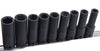 Britool 1/2" Drive Deep Impact Socket Set 10-19mm (No 17mm!) - image 2