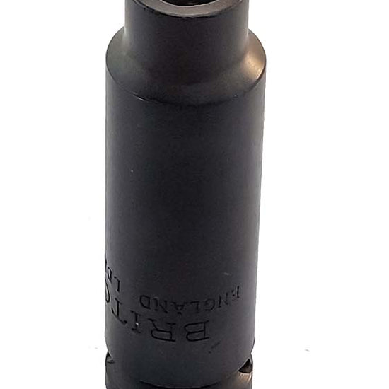 Britool England 1/2" Drive Af Deep Hexagon Impact Sockets, 3/8" - 15/16"