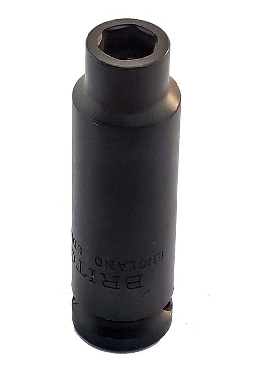Britool England 1/2" Drive Af Deep Hexagon Impact Sockets, 3/8" - 15/16"