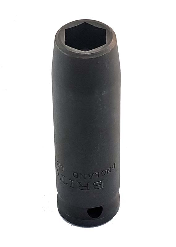 Britool England 1/2" Drive Af Deep Hexagon Impact Sockets, 3/8" - 15/16" - image 2
