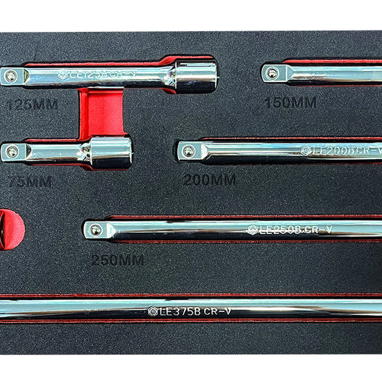 7Pc Fixed Extension Bar Set, 1/2" Drive - Britool Hallmark - image 4