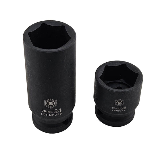 Britool Hallmark Impact Socket Set, 8-24mm - 34Pc 1/2" Drive Standard & Deep 6-Point - image 13