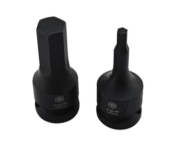 Britool Hallmark Hex / Allen Key Impact Drivers, 1/2" Drive, Sizes 5-14mm