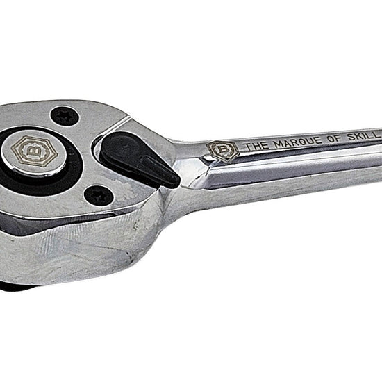 Stubby Pear-Head Ratchet Wrench, 1/2" Drive From Britool Hallmark - image 3