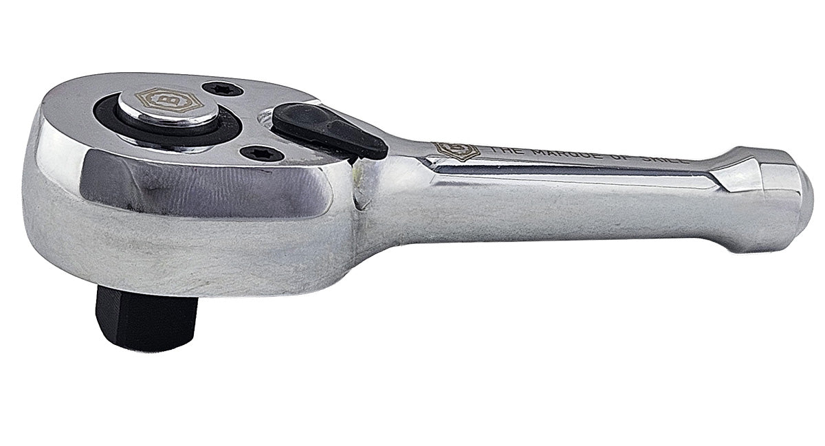 Stubby Pear-Head Ratchet Wrench, 1/2" Drive From Britool Hallmark - image 2