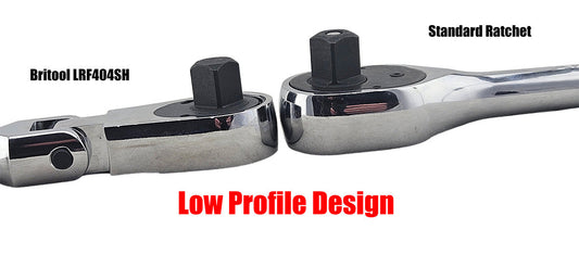1/2" Drive Ratchet with Low-Profile Flexi-Head From Britool Hallmark - image 2