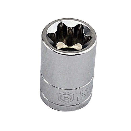 3/8" & 1/2" Drive E-Torx / Star Sockets, Sizes E4-E24 From Britool Hallmark