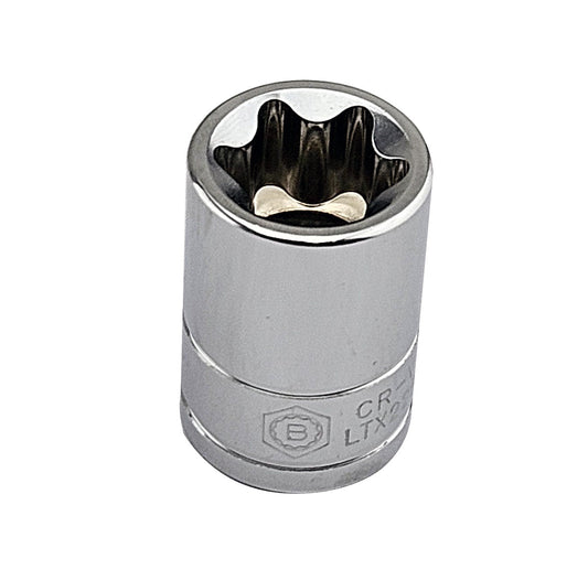 3/8" & 1/2" Drive E-Torx / Star Sockets, Sizes E4-E24 From Britool Hallmark