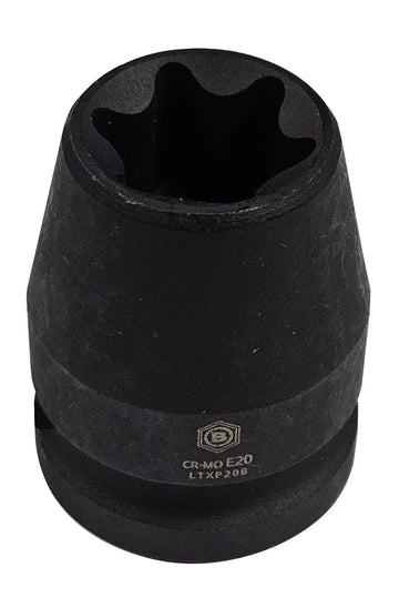 1/2" Drive E-Torx Impact Sockets, Sizes E10-E24 From Britool Hallmark