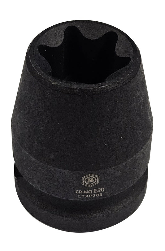 1/2" Drive E-Torx Impact Sockets, Sizes E10-E24 From Britool Hallmark