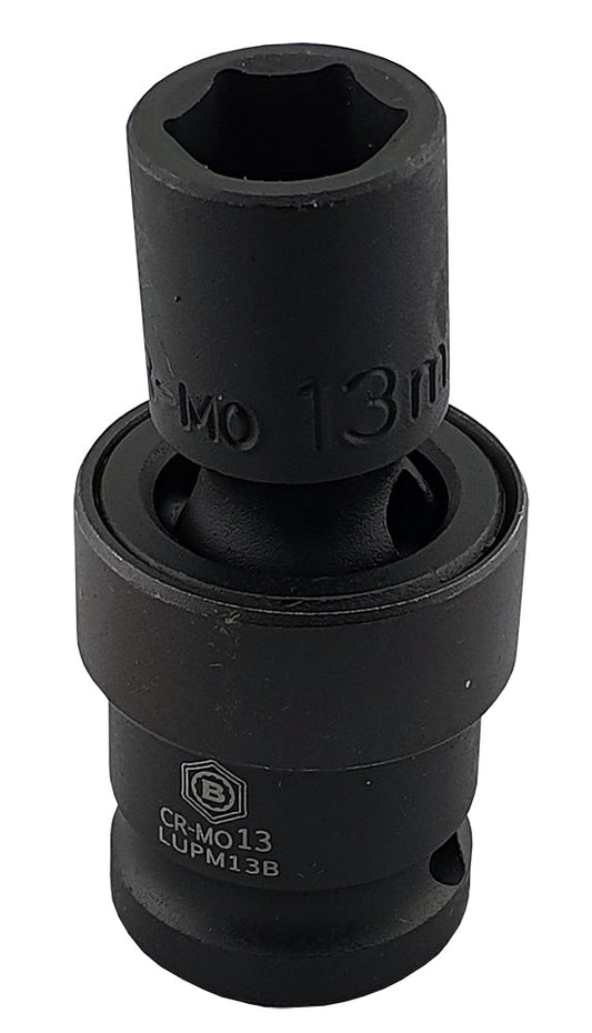 1/2" Drive Flexi / UJ Impact Socket Set (6 Point) 10-24mm Britool Hallmark