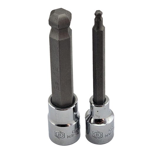 3/8" Hexagon / Allen Key Ball-End Bit Socket Range From Britool Hallmark V2