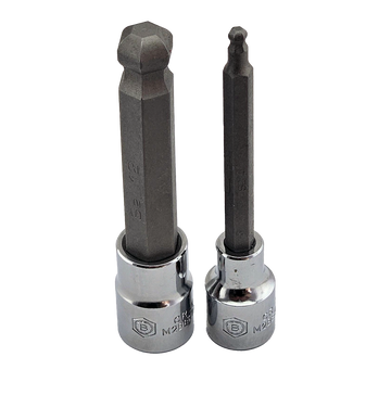 3/8" Hexagon / Allen Key Ball-End Bit Socket Range From Britool Hallmark V2