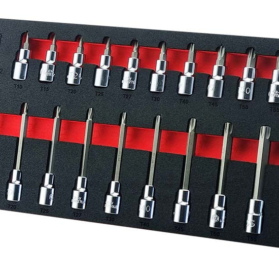 3/8"Dr. Standard & Long Torx/Star Bit Socket Set by Britool Hallmark - image 6
