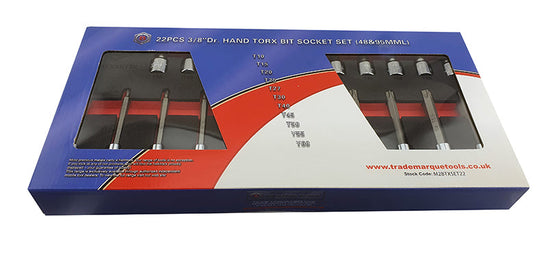 3/8"Dr. Standard & Long Torx/Star Bit Socket Set by Britool Hallmark - image 4