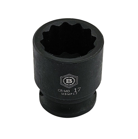 3/8" Drive Impact Sockets Bi-Hexagon / 12 Point Profile From Britool Hallmark - image 2