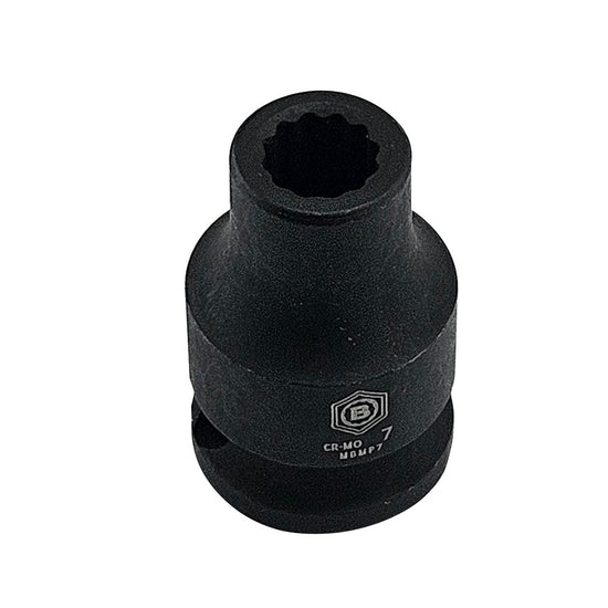 3/8" Drive Impact Sockets Bi-Hexagon / 12 Point Profile From Britool Hallmark