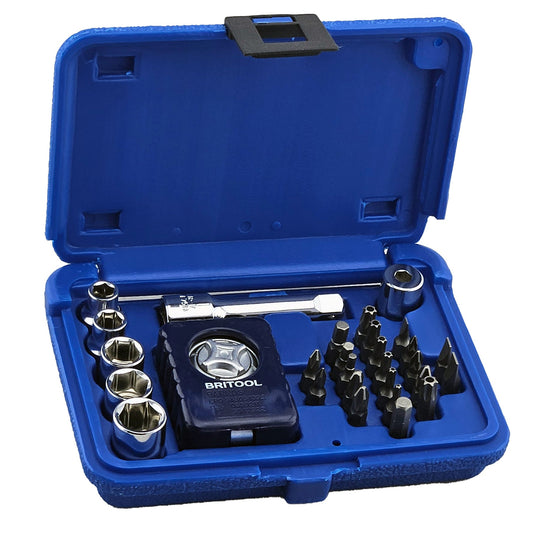 Compact Palm Ratchet Tool Kit Ideal for Push Bike Repairs from Britool Hallmark