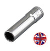 Britool England Metric Deep 3/8" Drive 12-Point Socket Range, Sizes 9-19mm - image 3