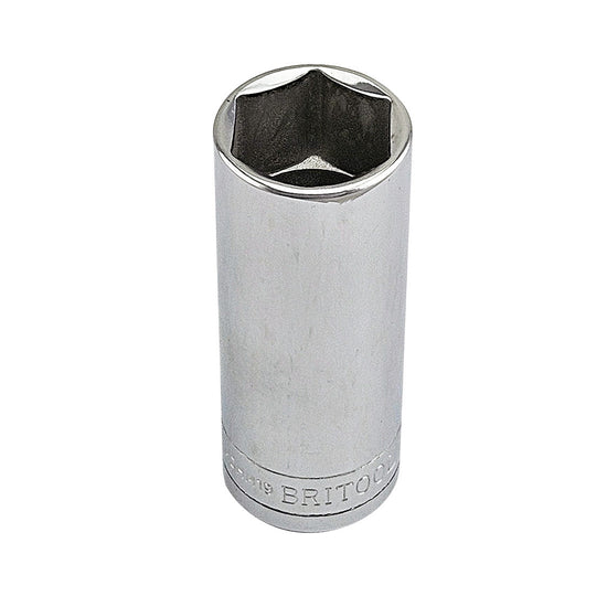 Britool 3/8" Drive Deep 6-Point Socket Set 7-19mm - image 2