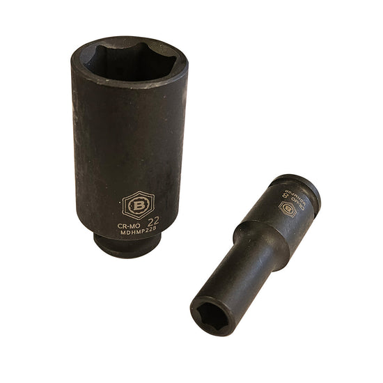3/8" Drive Deep Impact Socket Series From Britool Hallmark 7-22mm. Latest Version!