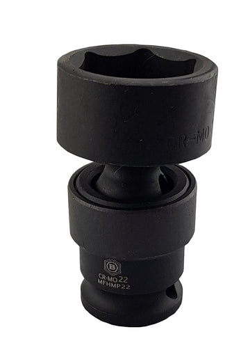 3/8" Drive Flexi Swivel Joint Impact Socket Range 9-22mm From Britool Hallmark