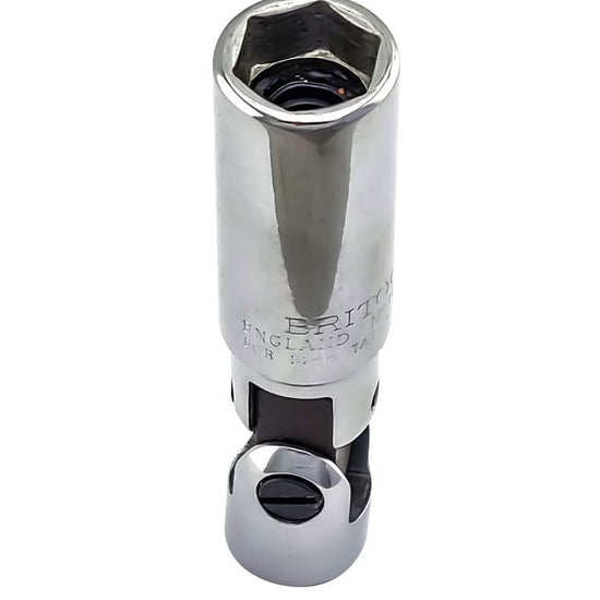 Britool England 3/8" Drive Af 5/8" Flexible Spark Plug Socket, Length 83.5mm