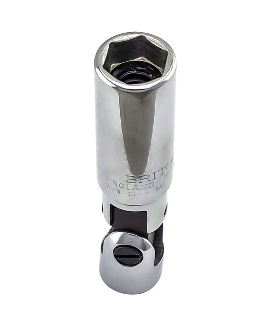 Britool England 3/8" Drive Af 5/8" Flexible Spark Plug Socket, Length 83.5mm
