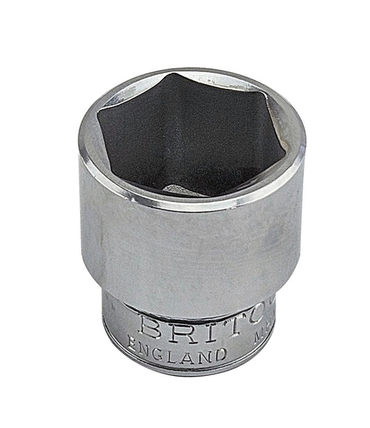 Britool England 3/8" Drive Metric 6-Point Socket Range 6-24mm - image 2