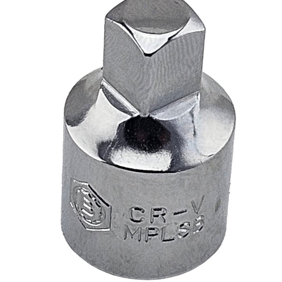Chrome Socket Adaptor - 3/8" Male To 1/2" Female From Britool Hallmark