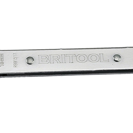 Britool Ratcheting Box Wrench / Ring Spanner 15 X 17mm - Rbb1517