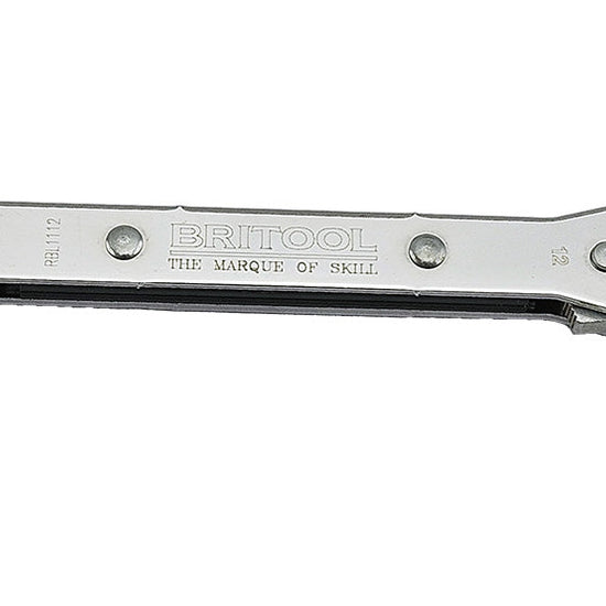 Britool Metric Latch-On Flat Ratcheting Ring Spanner Range - image 2