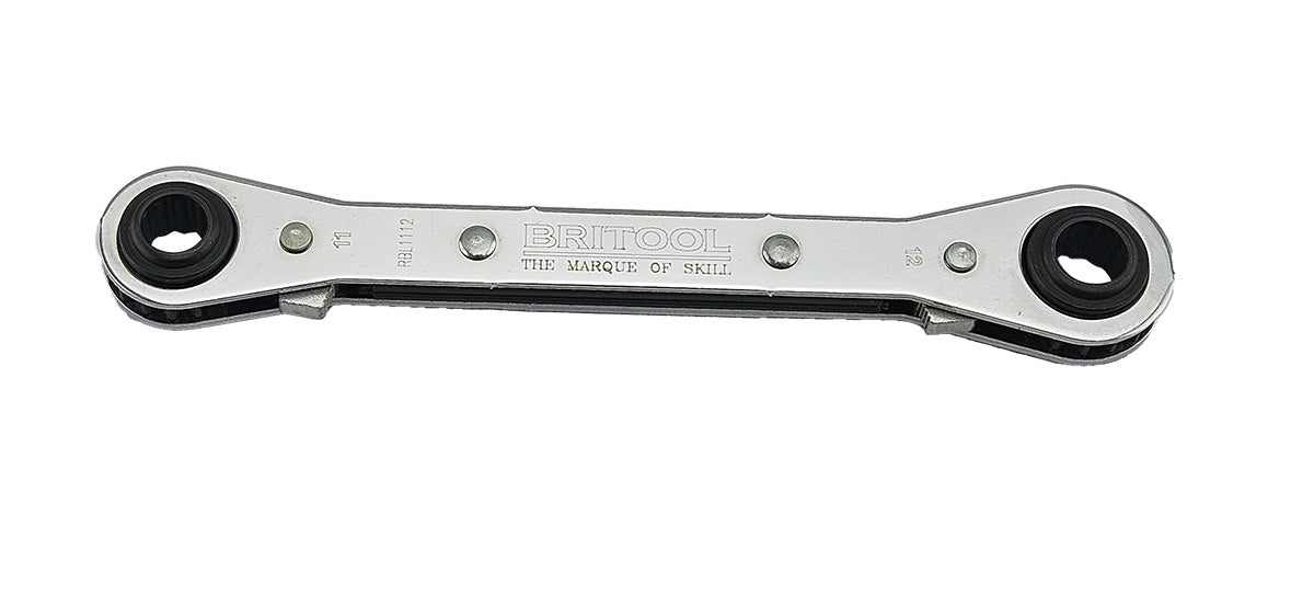 Britool Metric Latch-On Flat Ratcheting Ring Spanner Range - image 2