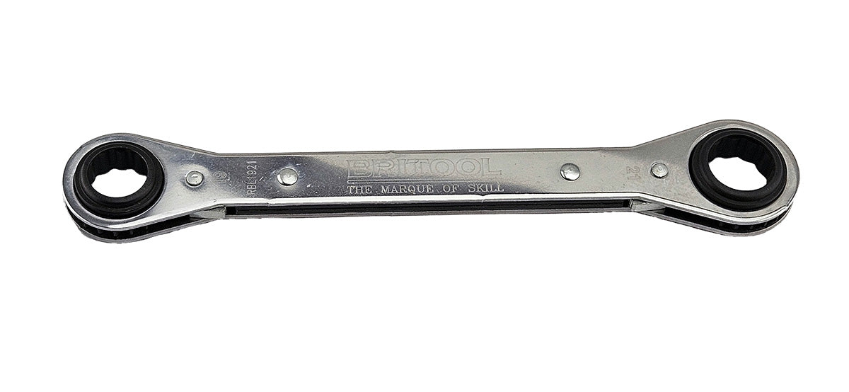 Britool Metric Latch-On Flat Ratcheting Ring Spanner Range - image 6