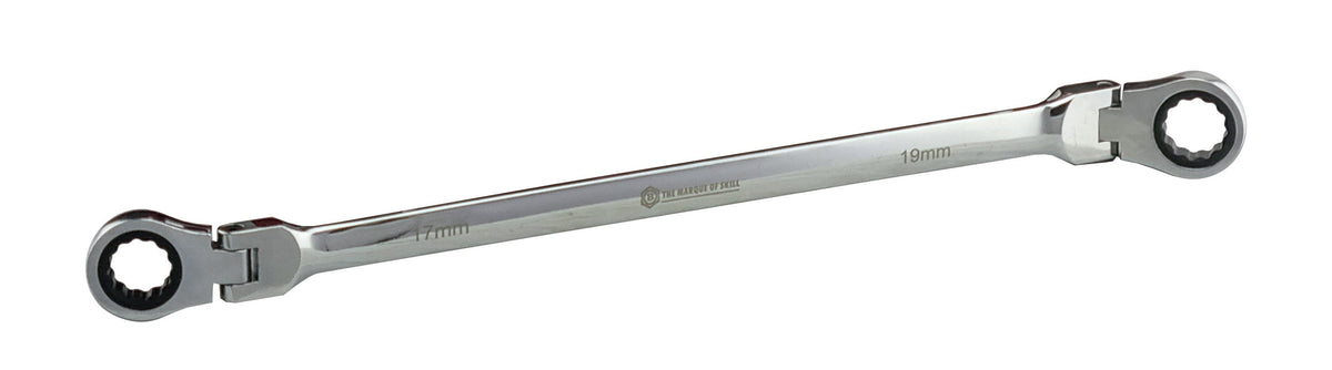 Extra Long Flexi Ratchet Ring Spanner / Wrench Range From Britool Hallmark V3