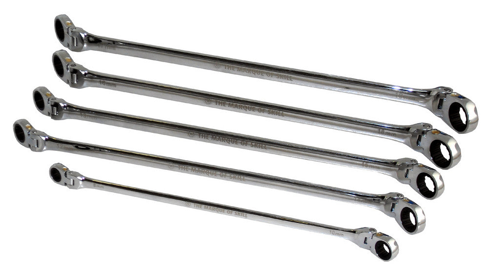Extra Long Flexi Ratchet Ring Spanner / Wrench Range From Britool Hallmark V3 - image 2