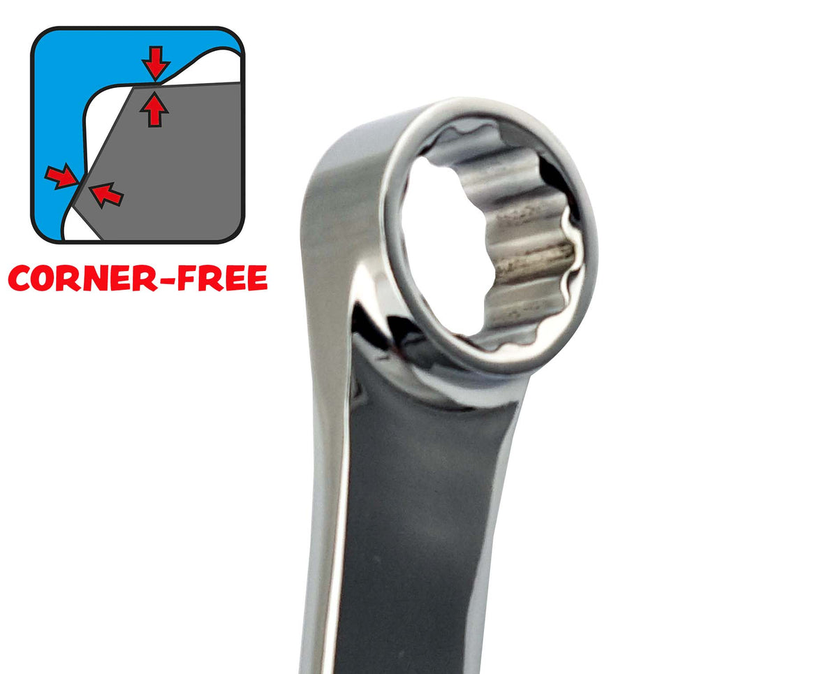 5Pc Extra-Long Flat Ring Spanner Set 10-22mm From Britool Hallmark - image 2